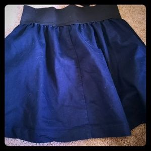 Blue and Black Skirt